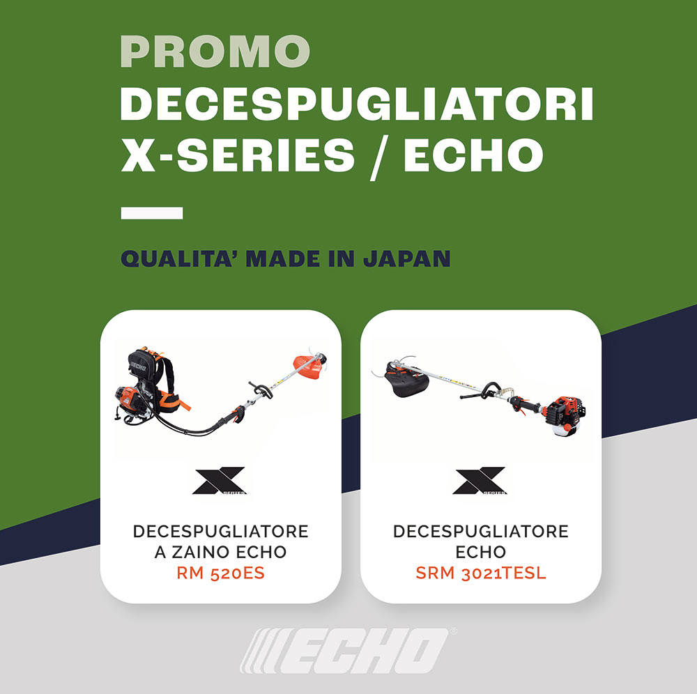 Promo decespugliatori professionali X-SERIES Echo - Mattolini Agrigarden