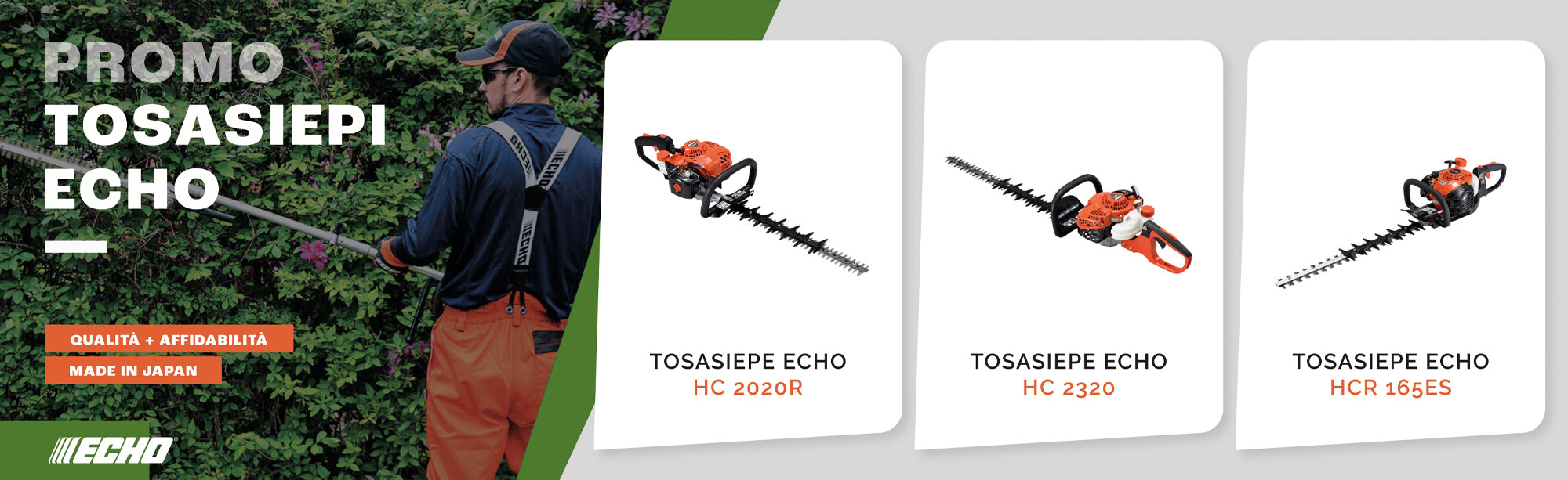 Promo Tagliasiepe Echo - Mattolini Agrigarden