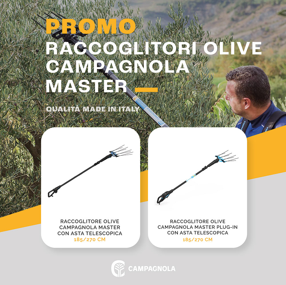 Promo raccoglitore olive Campagnola Master - Mattolini Agrigarden